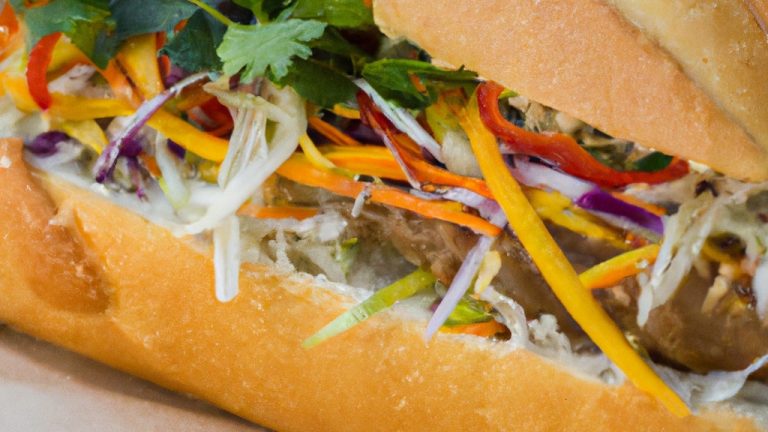 Banh mi vietnamita crocante