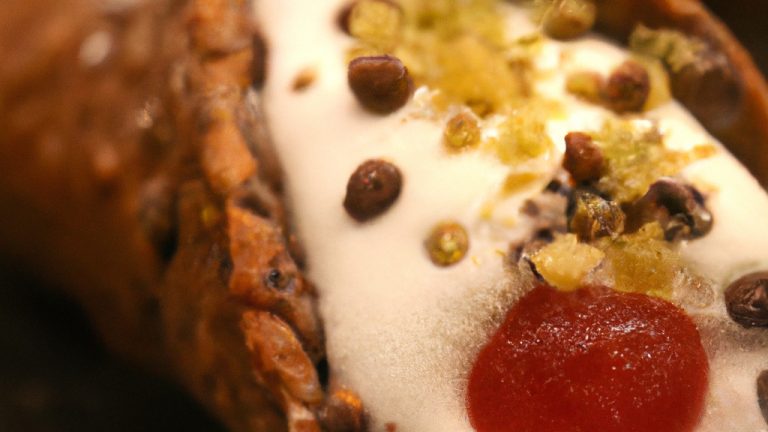 Cannoli siciliano recheado