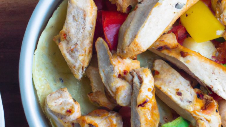 Fajitas de frango tex-mex