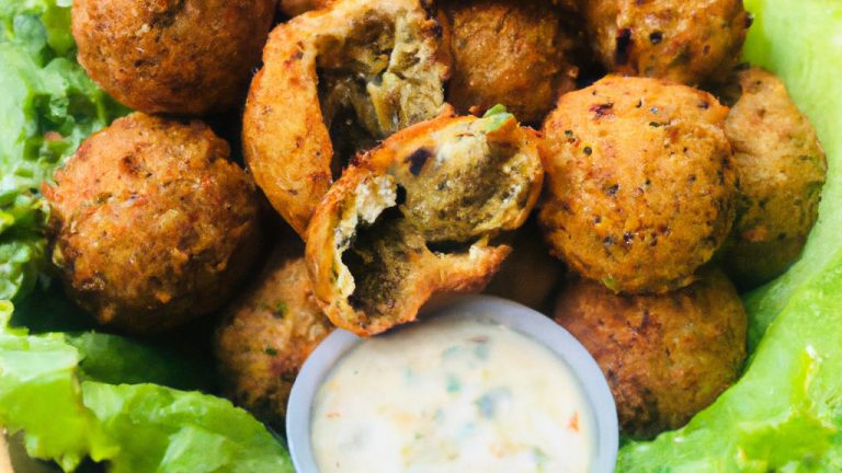 Falafel crocante do Oriente Médio