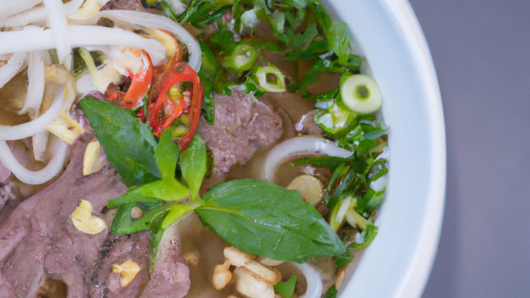 Pho vietnamita aromático