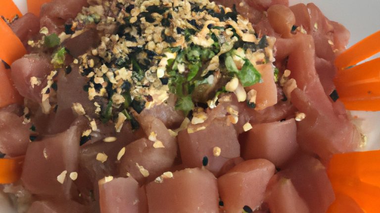 Poke havaiano com atum