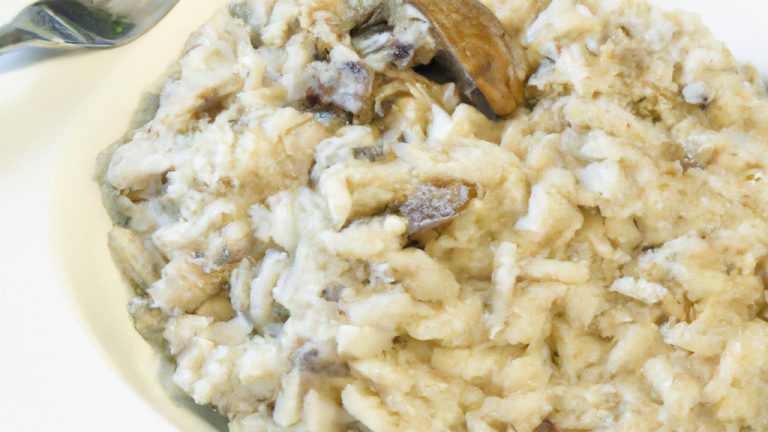 Risotto al funghi porcini