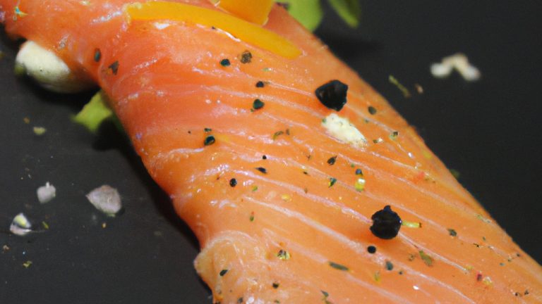 Salmão gravlax escandinavo