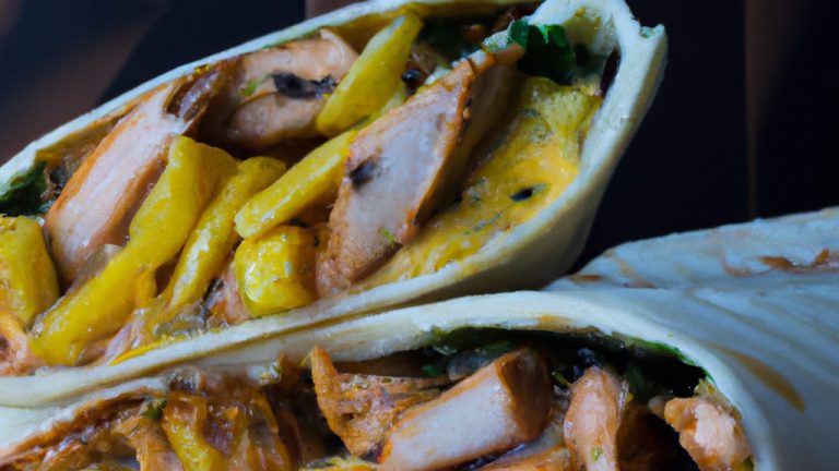 Shawarma de frango do Oriente Médio