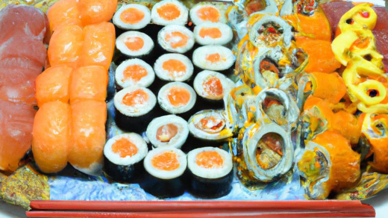 Sushi tradicional japonês