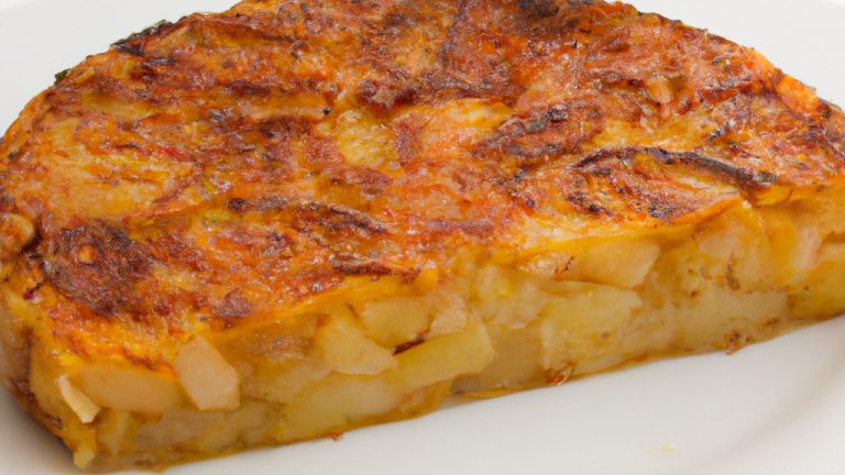 Tortilla espanhola de batatas