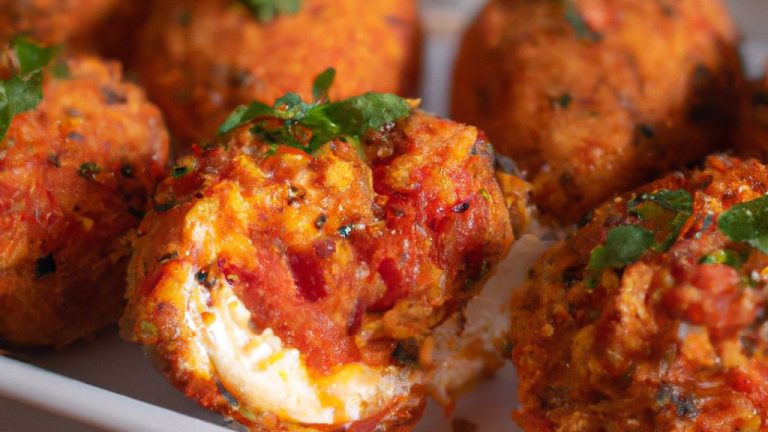 Almôndegas ao forno com molho de tomate