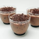 Arroz-doce com chocolate no copinho