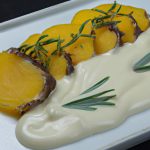 Batata Assada com Creme de Couve-flor