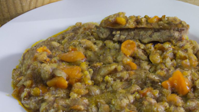 Berinjela Com Lentilhas
