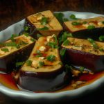 Berinjela Recheada com Tofu Seco