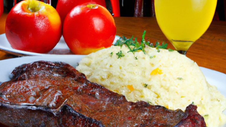 Bife a cavalo em molho