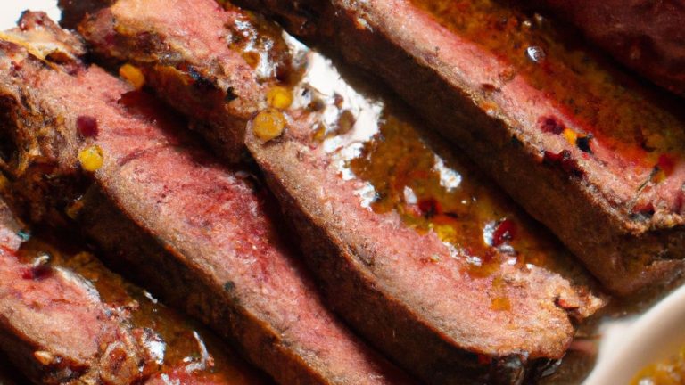 Bife à rolê ao molho