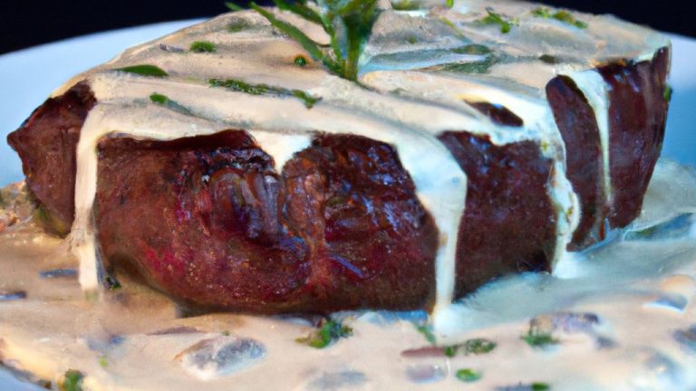 Bife acebolado com maionese