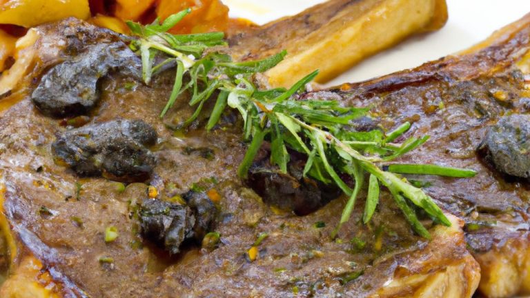 Bife acebolado simples