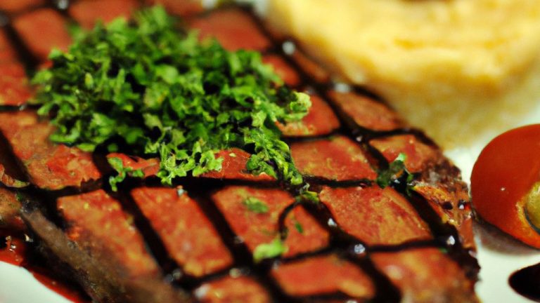Bife com molho de tomate