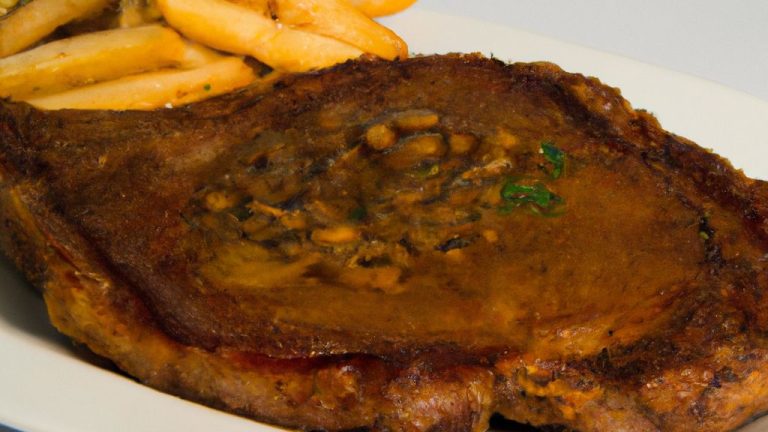 Bisteca à milanesa assada