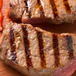 Bisteca com molho barbecue