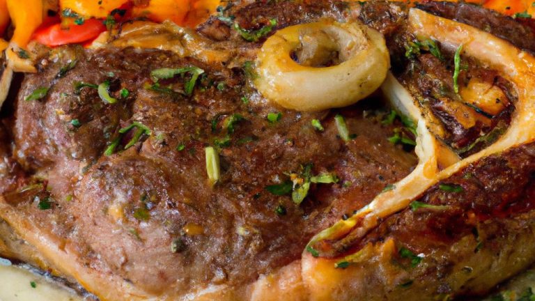 Bisteca com molho de mostarda