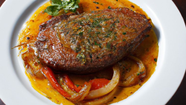 Bisteca de boi assada