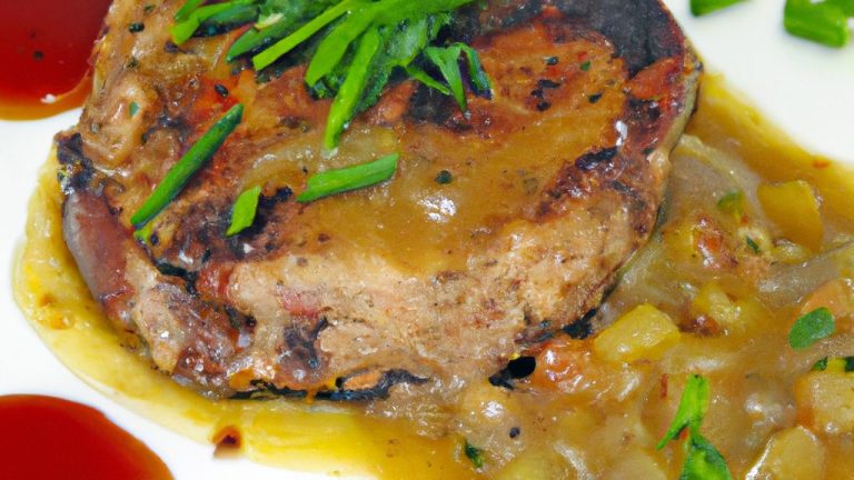 Bisteca de porco ao molho