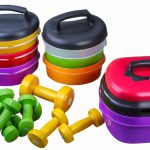 Frango com legumes e arroz integral