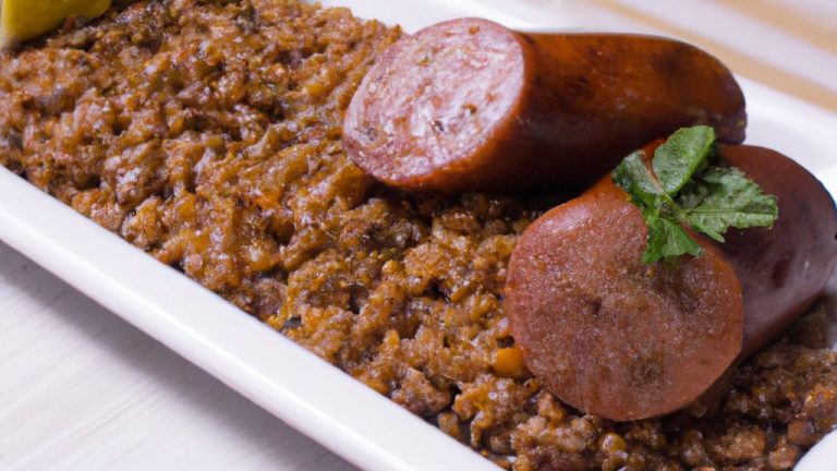 Arroz com Lentilha e Linguiça toscana