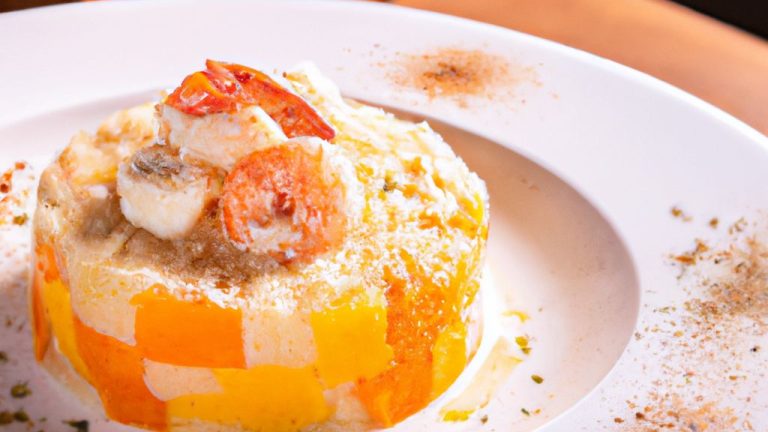Arroz Cremoso de Abóbora com Camarão