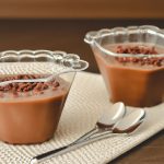 Arroz-doce com chocolate no copinho