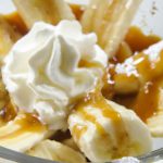 Banana com chantilly