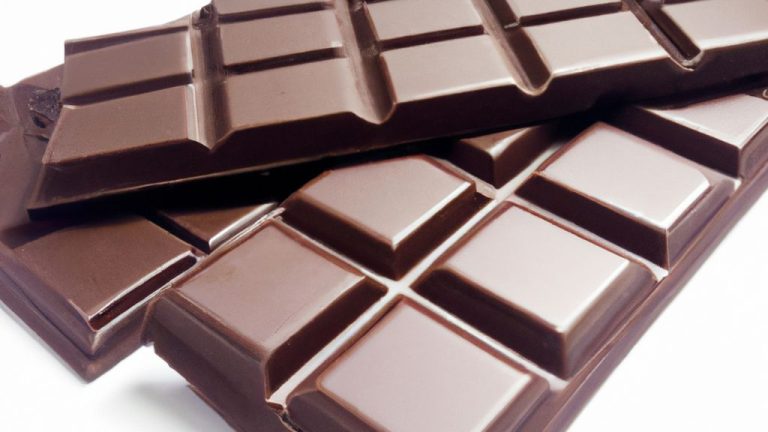 Barra de chocolate amargo