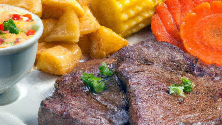 Bife a cavalo em molho