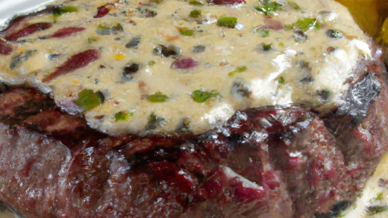 Bife acebolado com maionese