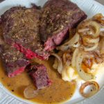 Bife ao molho de mostarda simples