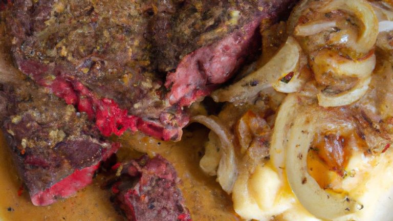 Bife ao molho de mostarda simples