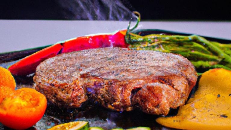 Bife de carne moída para hambúrguer
