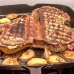 Bife de lagarto na frigideira