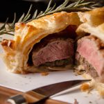 Bife Wellington com lombinho de porco
