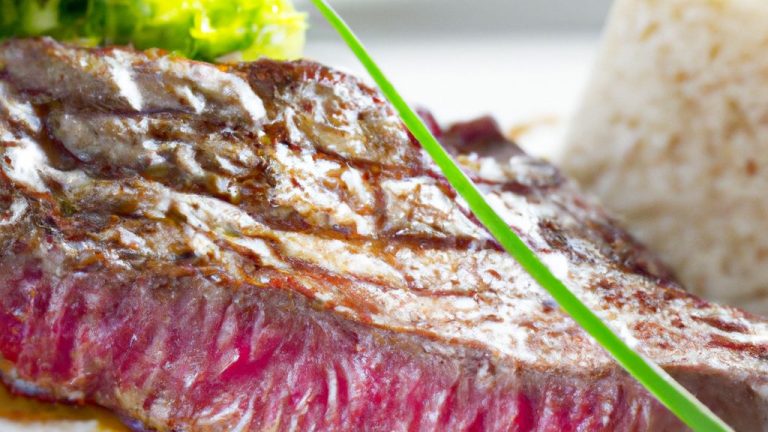 Bisteca com molho barbecue