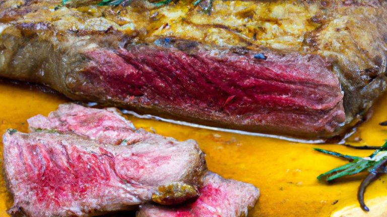 Bisteca de boi assada