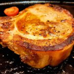 Bisteca de porco no forno