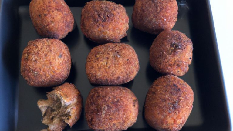 Bolinho de carne moída na AirFryer