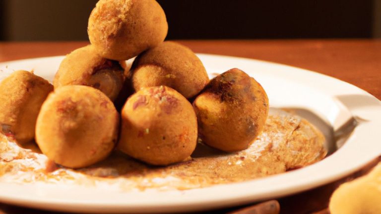 Bolinho de chuva de banana com canela