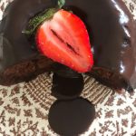 Bolo de Chocolate com Morango