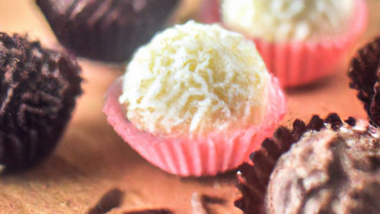 Bombom de chocolate caseiro