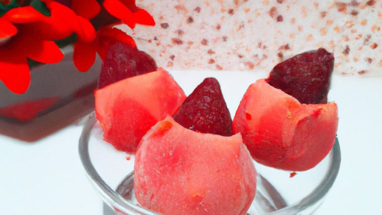 Bombom de morango com leite em pó