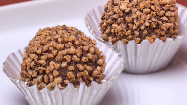 Brigadeiro de pasta de amendoim
