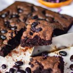 Brownie de feijão preto sem glúten