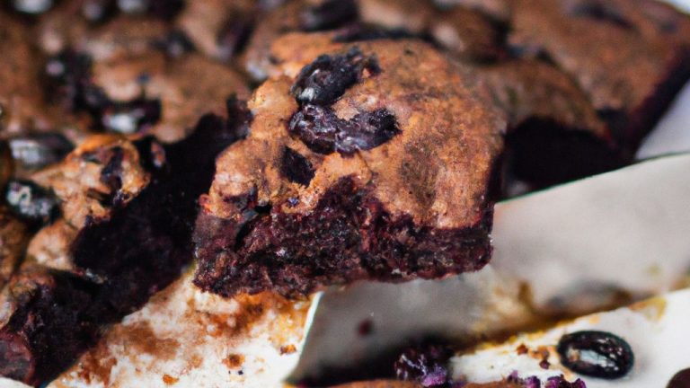 Brownie de feijão preto sem glúten